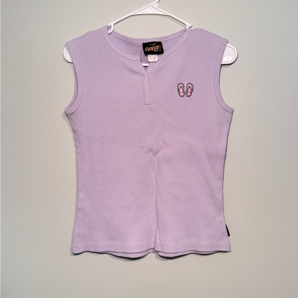 Y2K Renegade Club Lavender Tank – Made in USA 💜